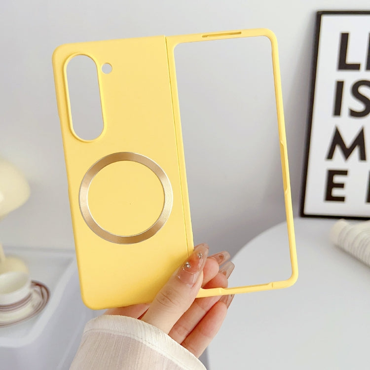 For Samsung Galaxy Z Fold6 Skin Feel Magsafe Magnetic Shockproof PC Phone Case