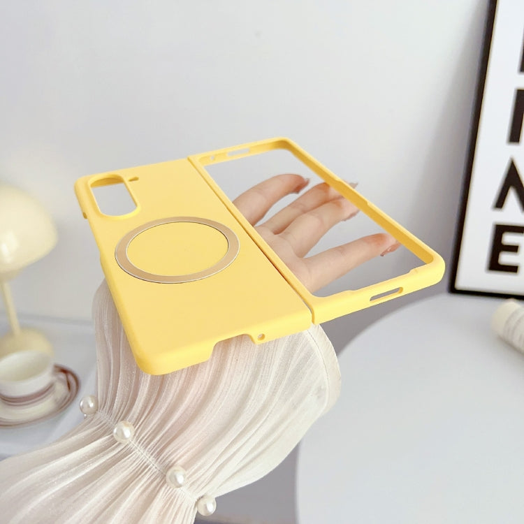 For Samsung Galaxy Z Fold6 Skin Feel Magsafe Magnetic Shockproof PC Phone Case