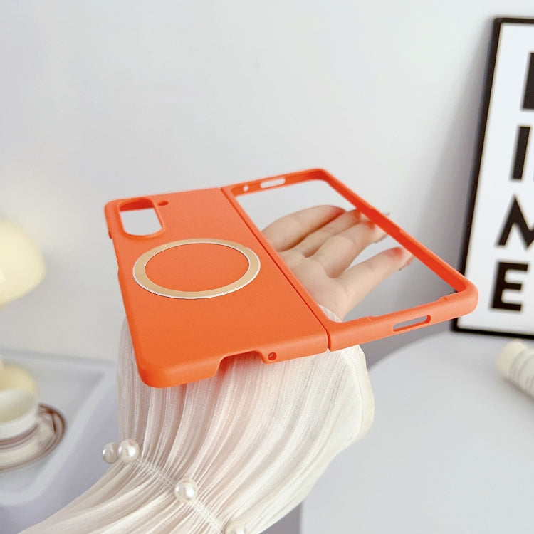 For Samsung Galaxy Z Fold6 Skin Feel Magsafe Magnetic Shockproof PC Phone Case