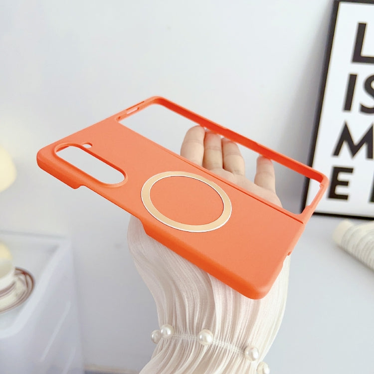 For Samsung Galaxy Z Fold6 Skin Feel Magsafe Magnetic Shockproof PC Phone Case