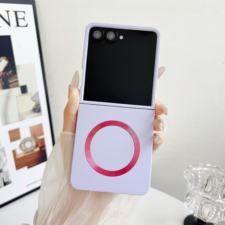 For Samsung Galaxy Z Flip7 5G Skin Feel Magsafe Magnetic Shockproof PC Phone Case