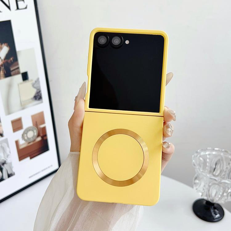 For Samsung Galaxy Z Flip7 5G Skin Feel Magsafe Magnetic Shockproof PC Phone Case