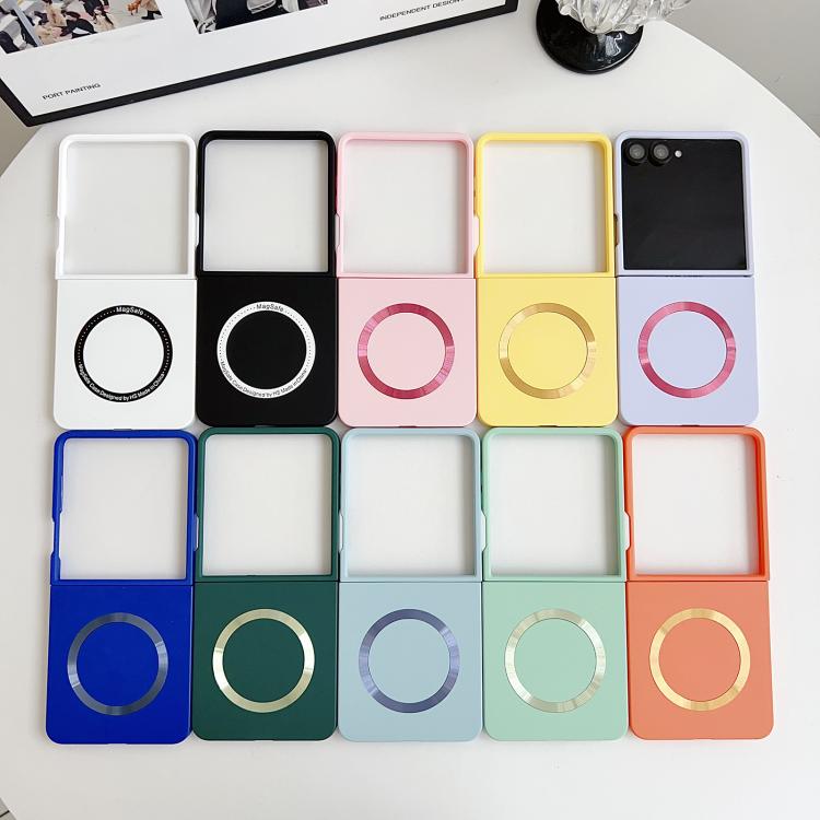 For Samsung Galaxy Z Flip7 5G Skin Feel Magsafe Magnetic Shockproof PC Phone Case