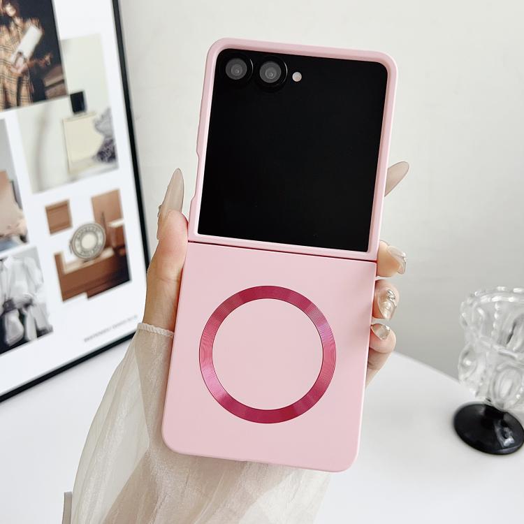 For Samsung Galaxy Z Flip7 5G Skin Feel Magsafe Magnetic Shockproof PC Phone Case