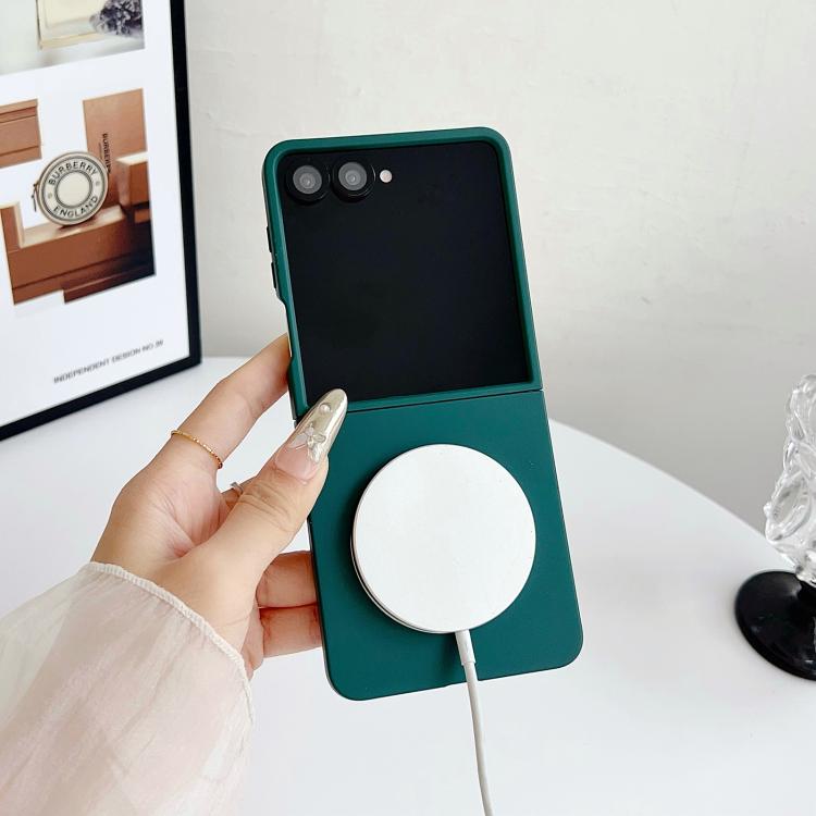 For Samsung Galaxy Z Flip7 5G Skin Feel Magsafe Magnetic Shockproof PC Phone Case