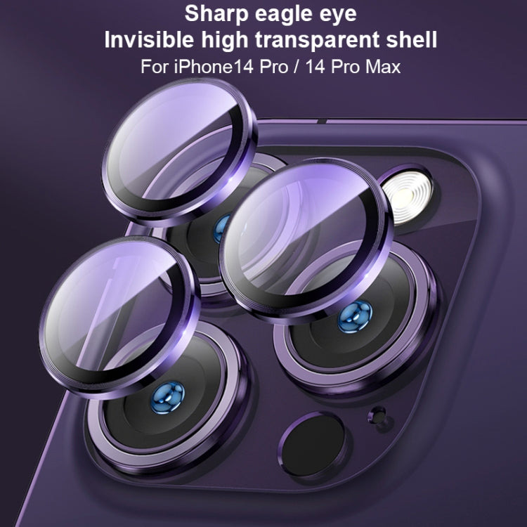 For iPhone 14 Pro / 14 Pro Max MOMAX Eagle Eye Independent Full Cover Phone Lens Glass Film