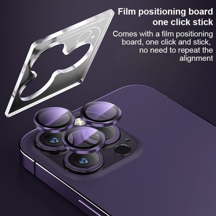 For iPhone 14 Pro / 14 Pro Max MOMAX Eagle Eye Independent Full Cover Phone Lens Glass Film
