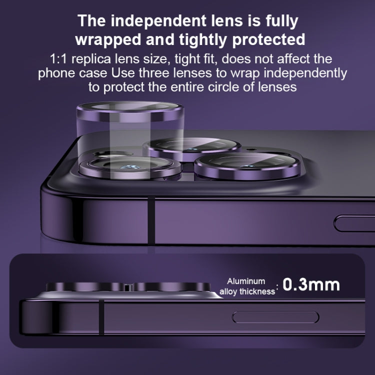 For iPhone 14 Pro / 14 Pro Max MOMAX Eagle Eye Independent Full Cover Phone Lens Glass Film
