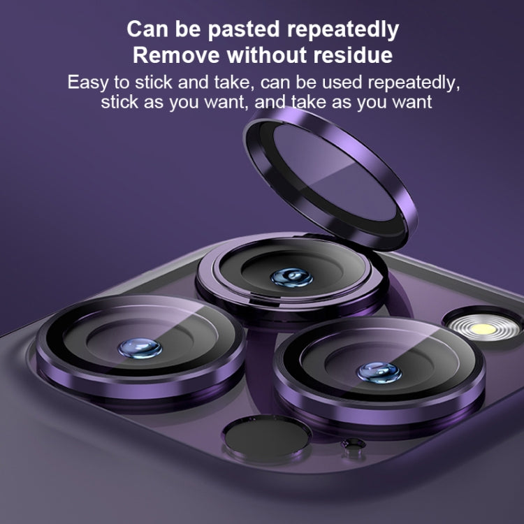 For iPhone 14 Pro / 14 Pro Max MOMAX Eagle Eye Independent Full Cover Phone Lens Glass Film