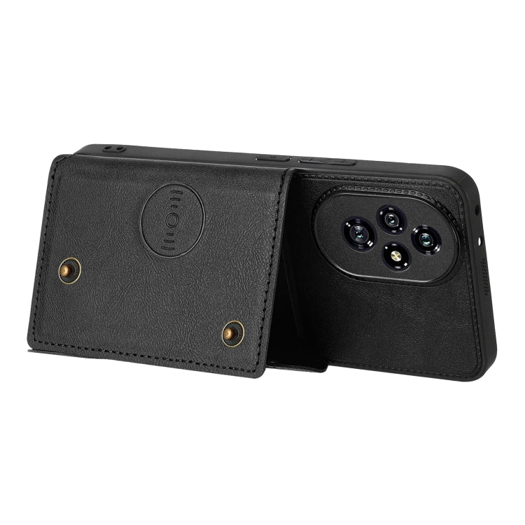 For Honor 200 Double Buckle Card Slots Magnetic Phone Case
