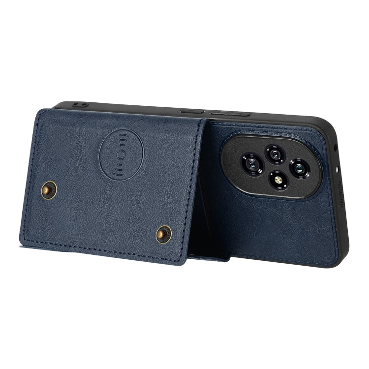 For Honor 200 Pro Double Buckle Card Slots Magnetic Phone Case