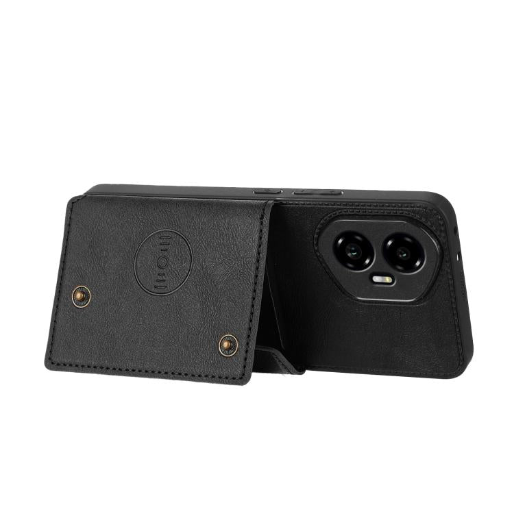 For Honor 300 Double Buckle Card Slots Magnetic Phone Case