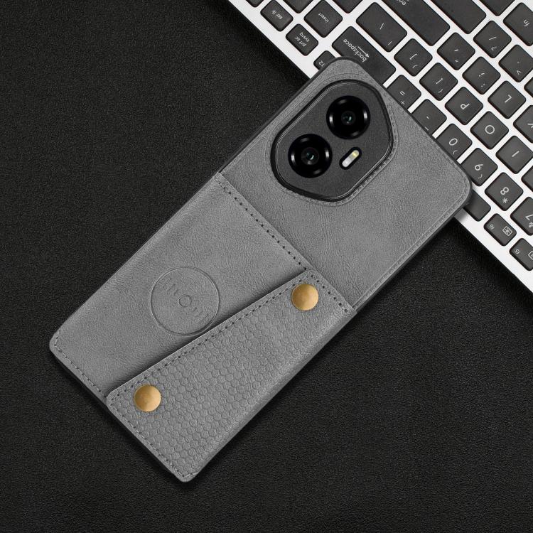 For Honor 300 Double Buckle Card Slots Magnetic Phone Case