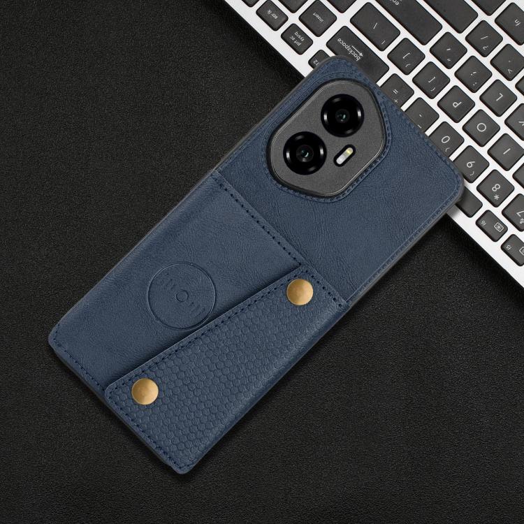 For Honor 300 Double Buckle Card Slots Magnetic Phone Case
