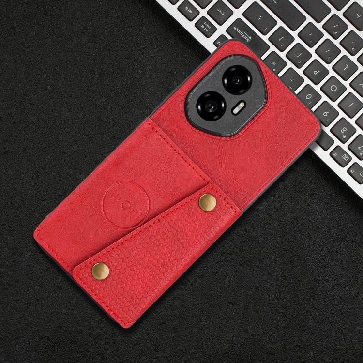 For Honor 300 Double Buckle Card Slots Magnetic Phone Case