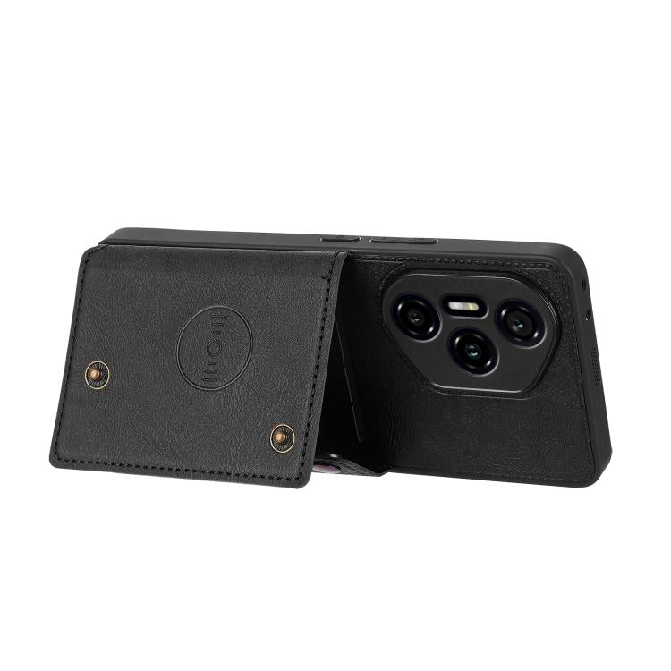 For Honor 300 Pro Double Buckle Card Slots Magnetic Phone Case