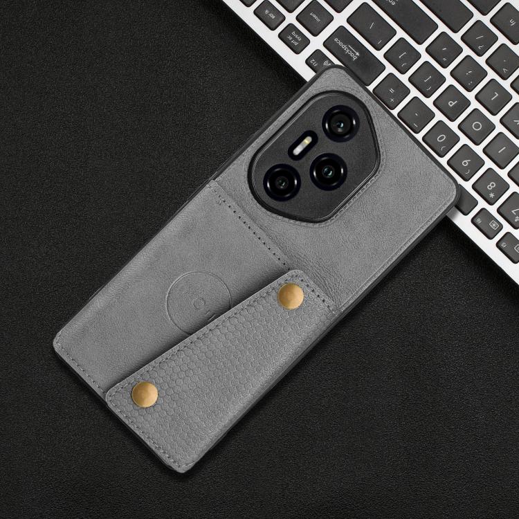 For Honor 300 Pro Double Buckle Card Slots Magnetic Phone Case