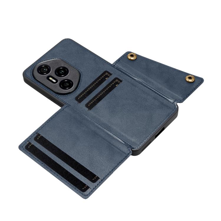 For Honor 300 Pro Double Buckle Card Slots Magnetic Phone Case