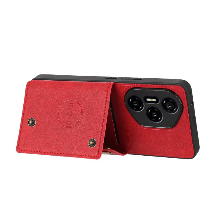 For Honor 300 Pro Double Buckle Card Slots Magnetic Phone Case
