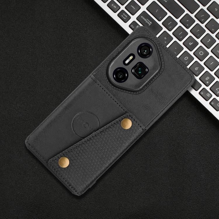 For Honor 300 Ultra Double Buckle Card Slots Magnetic Phone Case