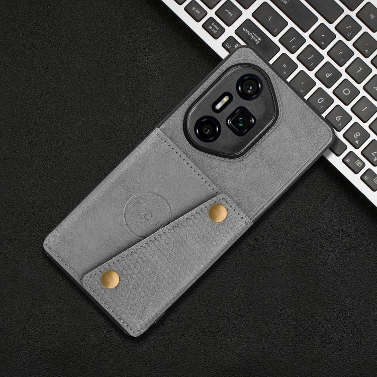 For Honor 300 Ultra Double Buckle Card Slots Magnetic Phone Case