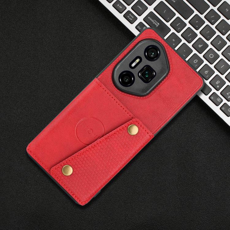 For Honor 300 Ultra Double Buckle Card Slots Magnetic Phone Case
