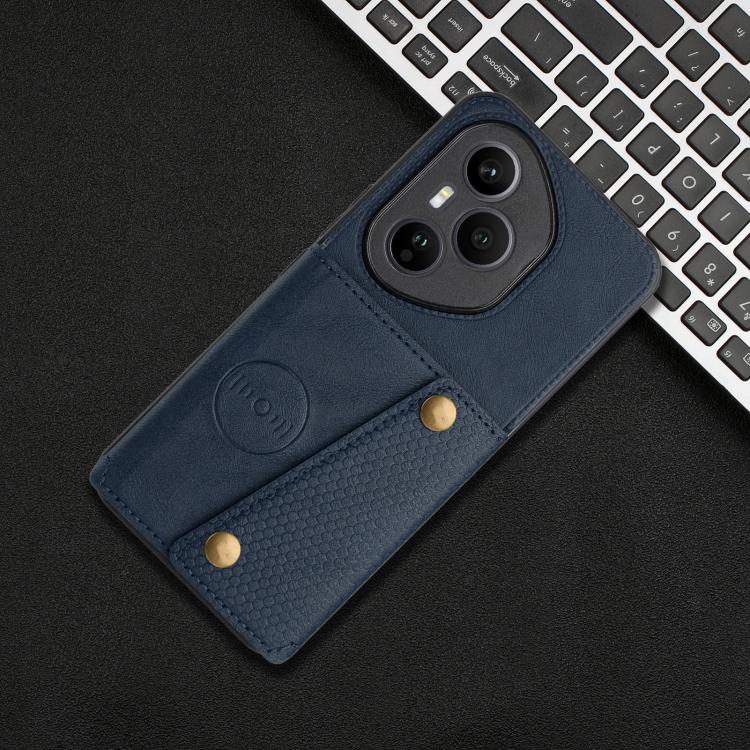For Honor 400 Pro Global 160.8mm Double Buckle Card Slots Magnetic Phone Case