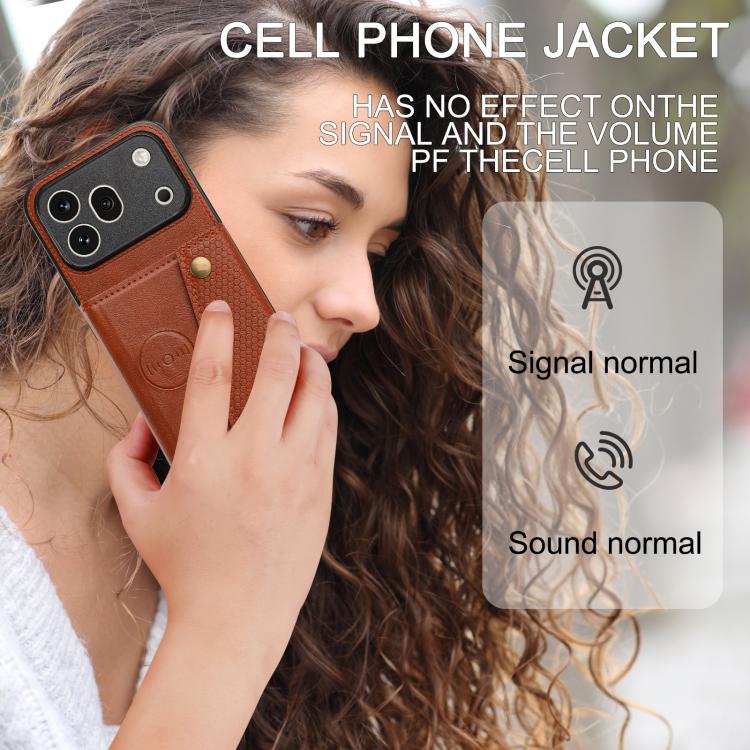 For Honor 600 Pro 5G Global Double Buckle Card Slots Magnetic Phone Case