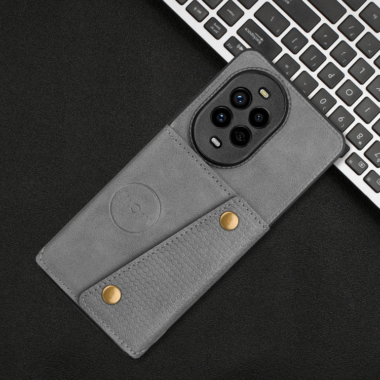 For Huawei nova 13 Pro Double Buckle Card Slots Magnetic Phone Case