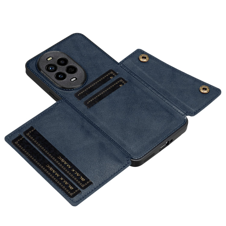 For Huawei nova 13 Pro Double Buckle Card Slots Magnetic Phone Case
