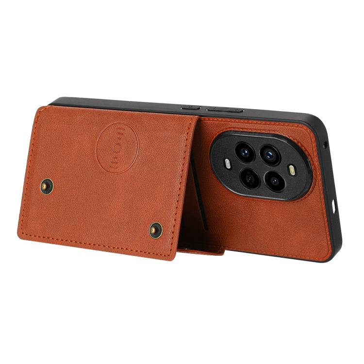 For Huawei nova 13 Pro Double Buckle Card Slots Magnetic Phone Case