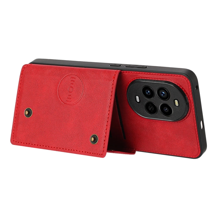 For Huawei nova 13 Pro Double Buckle Card Slots Magnetic Phone Case