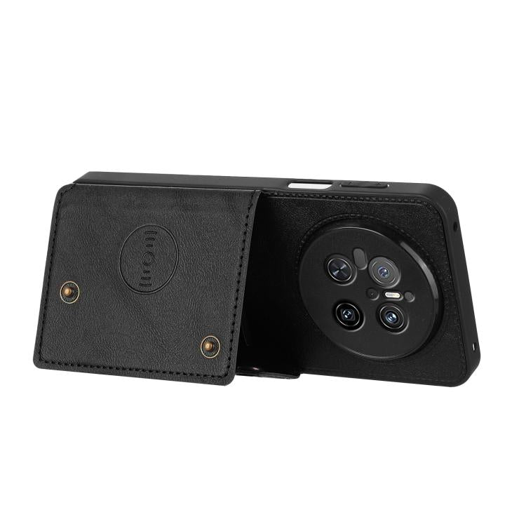 For Huawei Mate 70 Double Buckle Card Slots Magnetic Phone Case