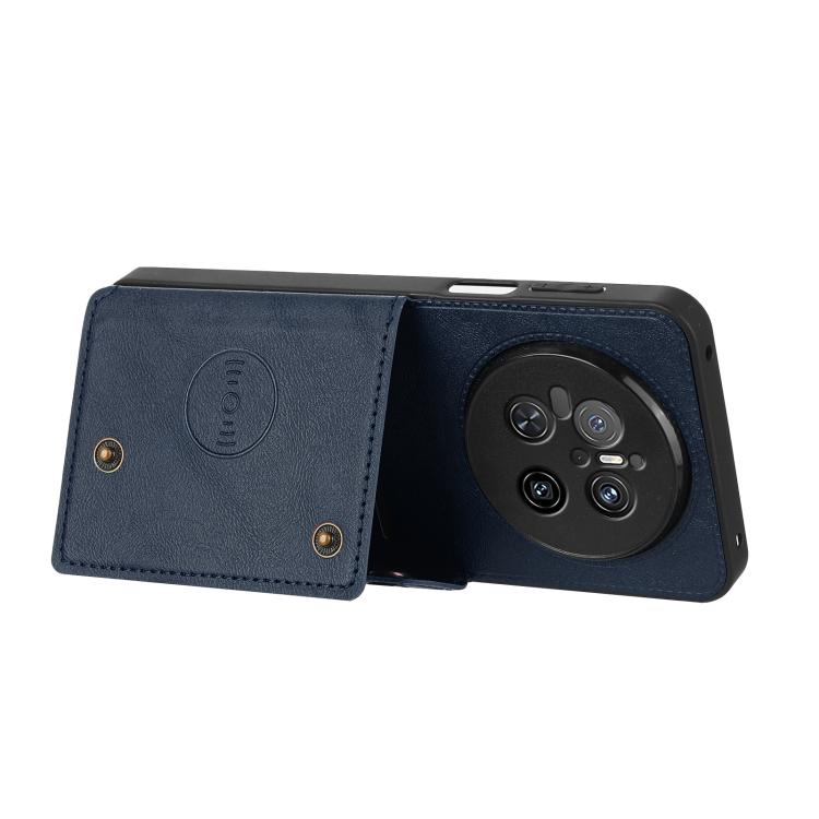 For Huawei Mate 70 Double Buckle Card Slots Magnetic Phone Case