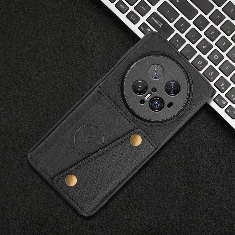 For Huawei Mate 70 Pro / 70 Pro+ Double Buckle Card Slots Magnetic Phone Case
