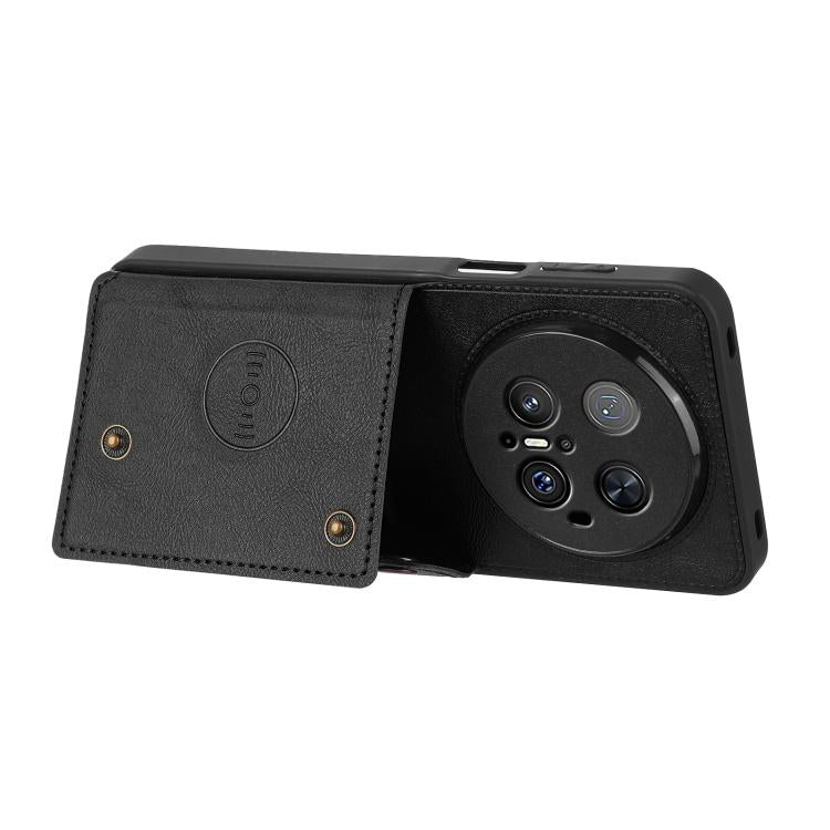 For Huawei Mate 70 Pro / 70 Pro+ Double Buckle Card Slots Magnetic Phone Case