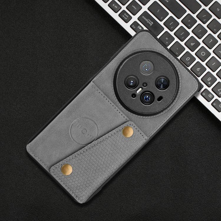 For Huawei Mate 70 Pro / 70 Pro+ Double Buckle Card Slots Magnetic Phone Case