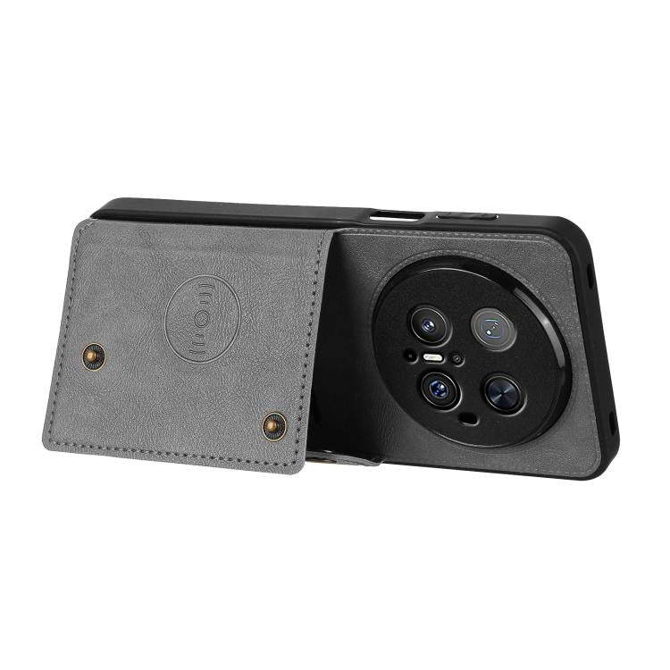 For Huawei Mate 70 Pro / 70 Pro+ Double Buckle Card Slots Magnetic Phone Case