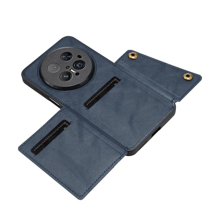 For Huawei Mate 70 Pro / 70 Pro+ Double Buckle Card Slots Magnetic Phone Case