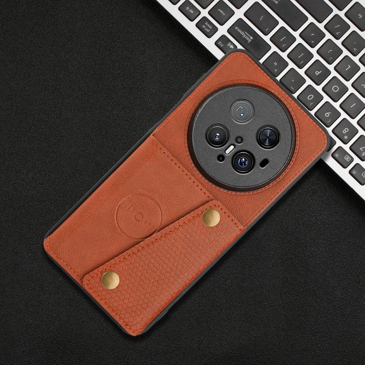 For Huawei Mate 70 Pro / 70 Pro+ Double Buckle Card Slots Magnetic Phone Case