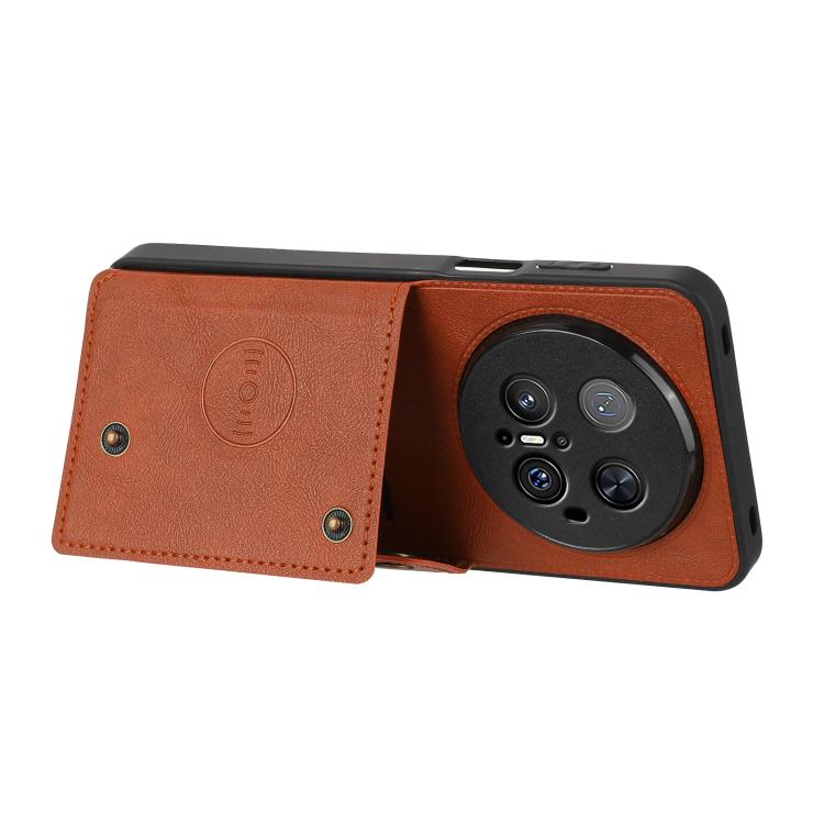 For Huawei Mate 70 Pro / 70 Pro+ Double Buckle Card Slots Magnetic Phone Case