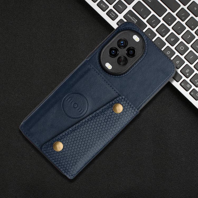 For Huawei nova 14 Double Buckle Card Slots Magnetic Phone Case