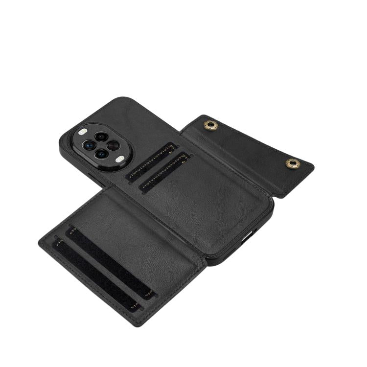 For Huawei nova 14 Pro Double Buckle Card Slots Magnetic Phone Case