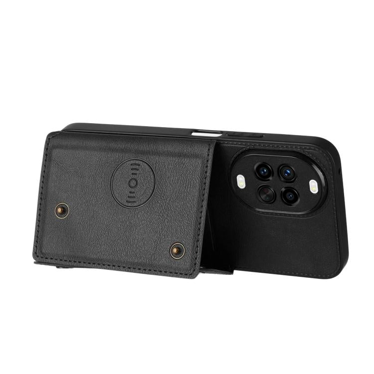 For Huawei nova 14 Pro Double Buckle Card Slots Magnetic Phone Case