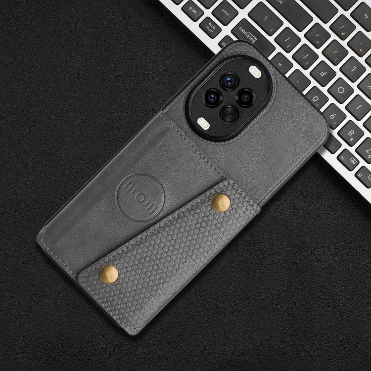 For Huawei nova 14 Pro Double Buckle Card Slots Magnetic Phone Case