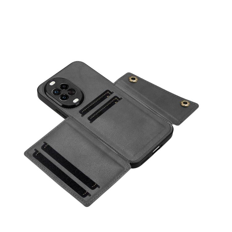 For Huawei nova 14 Pro Double Buckle Card Slots Magnetic Phone Case
