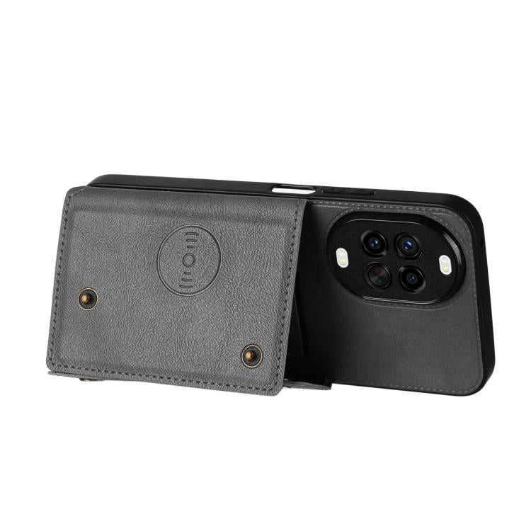 For Huawei nova 14 Pro Double Buckle Card Slots Magnetic Phone Case
