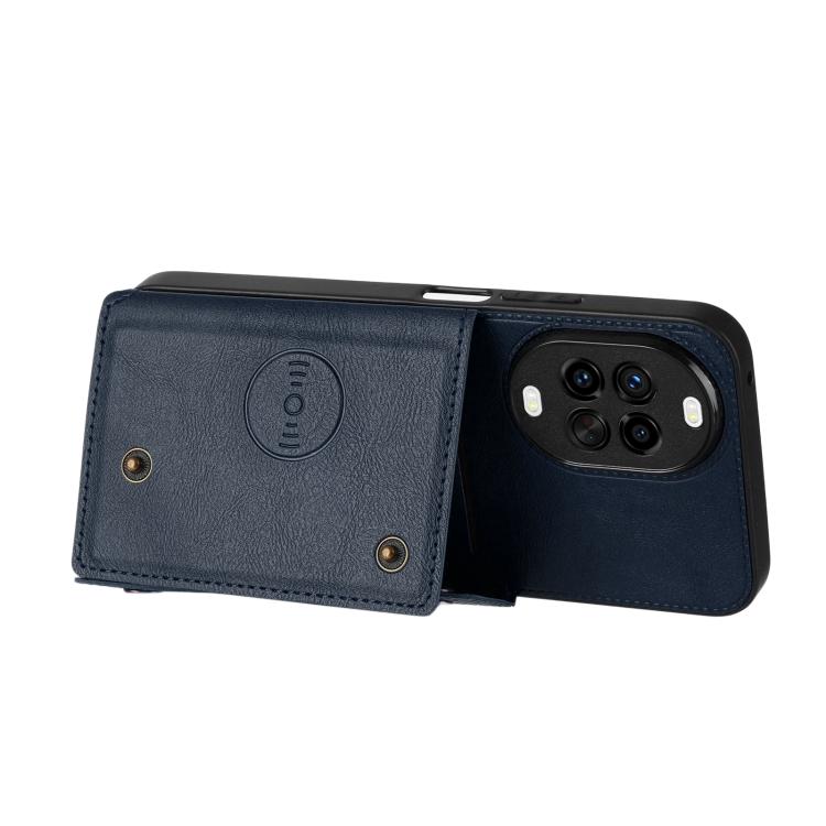 For Huawei nova 14 Pro Double Buckle Card Slots Magnetic Phone Case