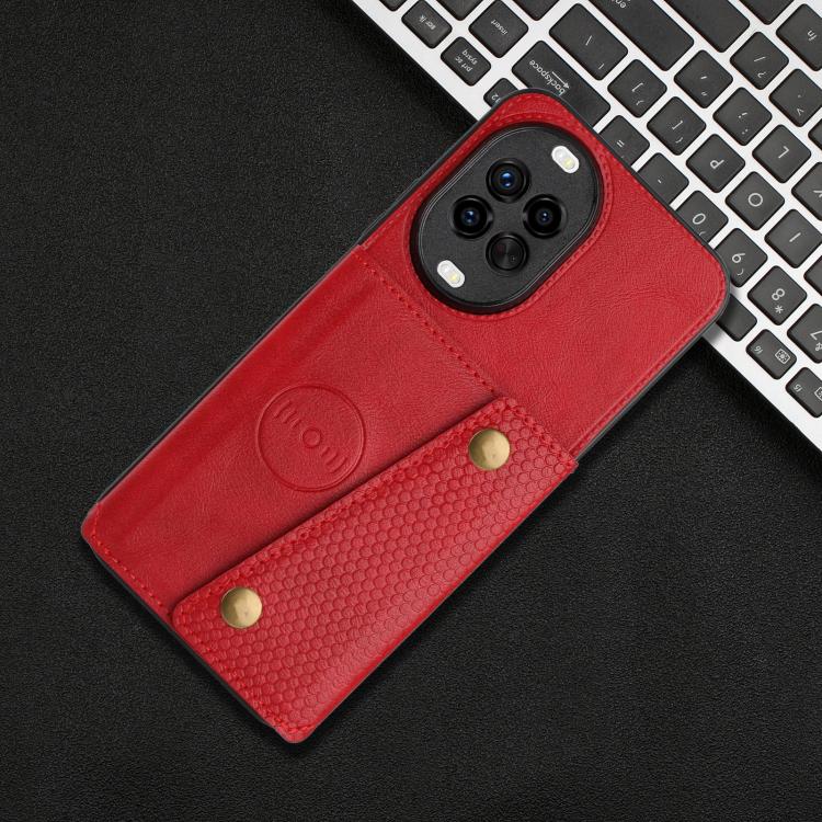 For Huawei nova 14 Pro Double Buckle Card Slots Magnetic Phone Case