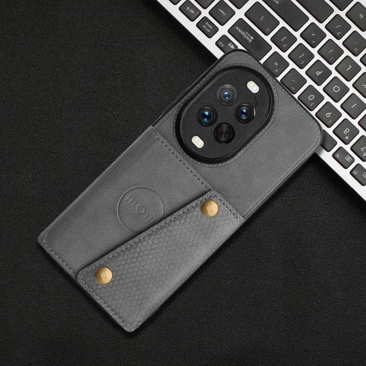 For Huawei nova 14 Ultra Double Buckle Card Slots Magnetic Phone Case